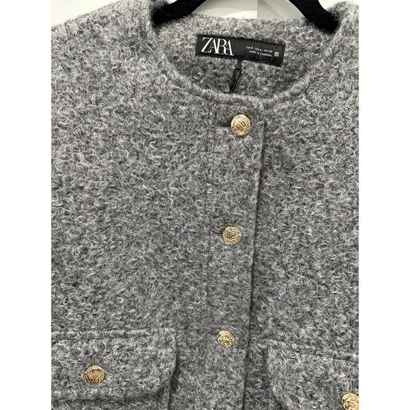 NWT Zara Lady Cardigan Size S - Picture 3 of 7